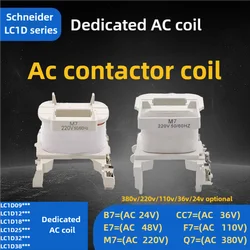 Schneider Lc1D Ac Contactor Accessories, Special Coil Suitable for Lc1D09 12 18 25 32 38 24V 36V 48V 110V 220V 380V Universal Coil