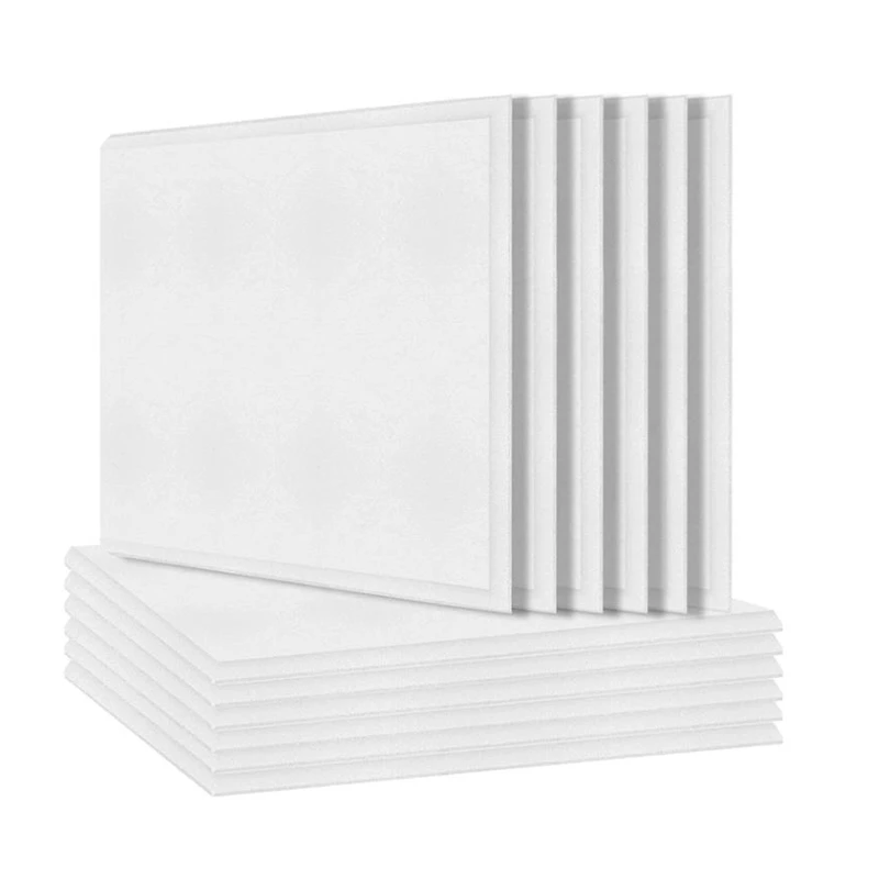 New Arrival Fashion 12 Pack Acoustic Panels,Sound Proof Padding, Beveled Sound Absorbing Panels,Acoustic Panel for Acoustic Trea