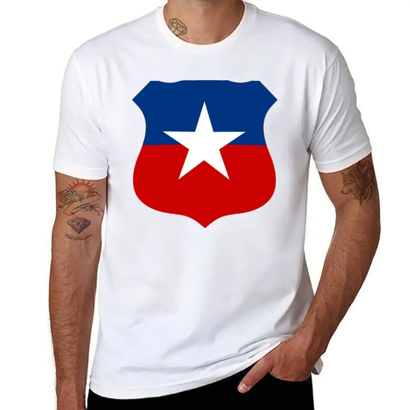 

Chilean Air Force Insignia T-Shirt man t shirt cotton high quality cotton t shirt man graphic t shirts for man T-shirt