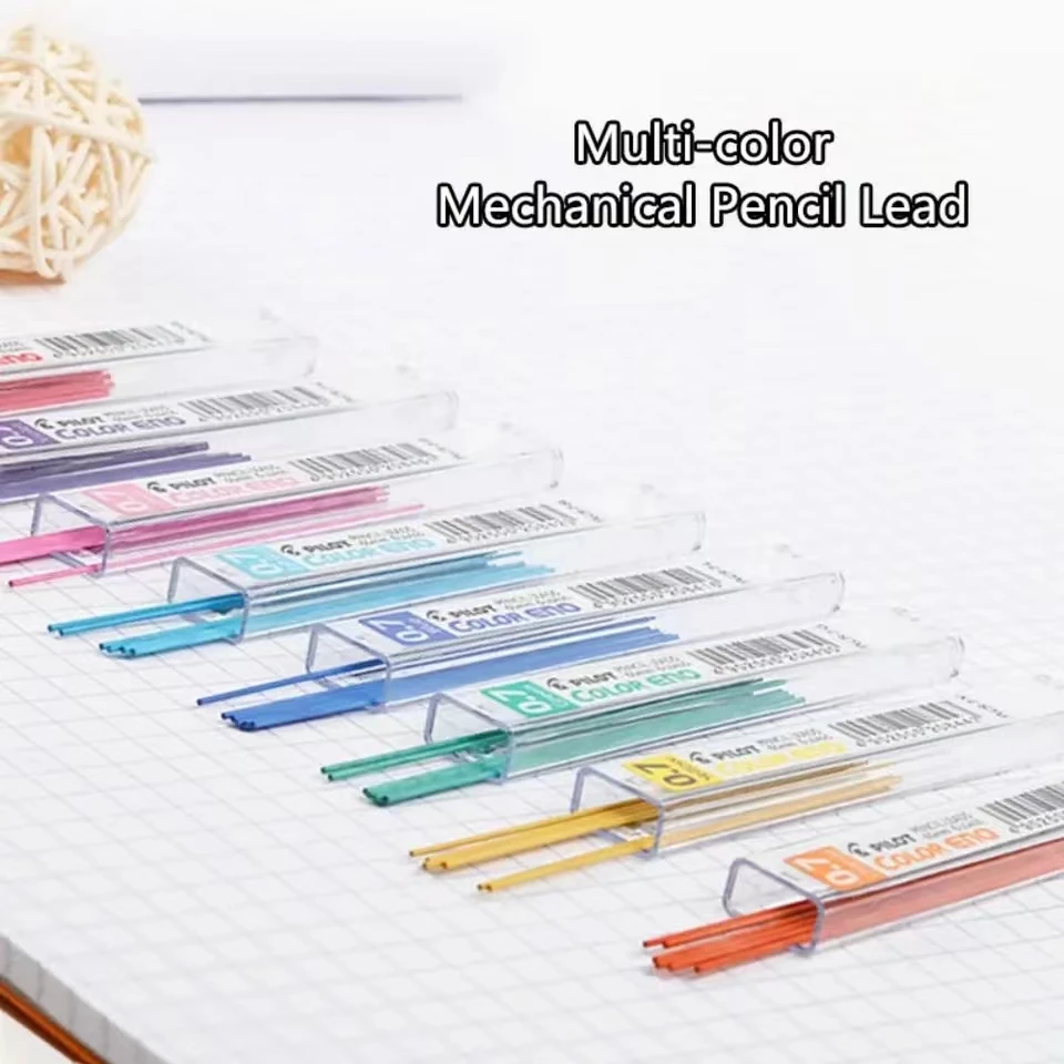 Multicolor Mechanical Pencil Lead 0.7mm 2B Colorful Graphite Pen Lead Automatic Pencil Lead Refill Writing Drawing Accessories