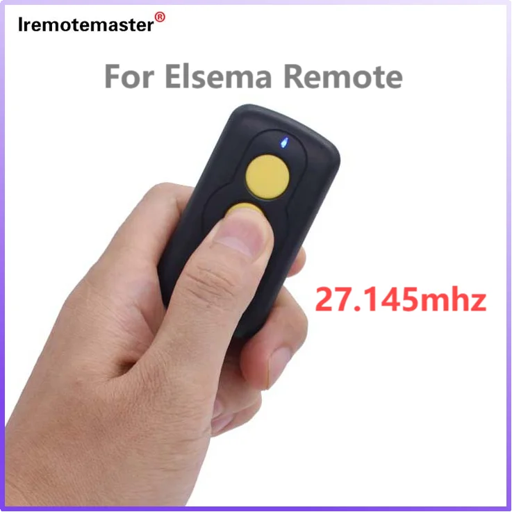 For Elsema Key 301 Garager Door Remote Control 27.145MHz Suits FMT201/FMT301/FMT401 Gate Remote Transmitter