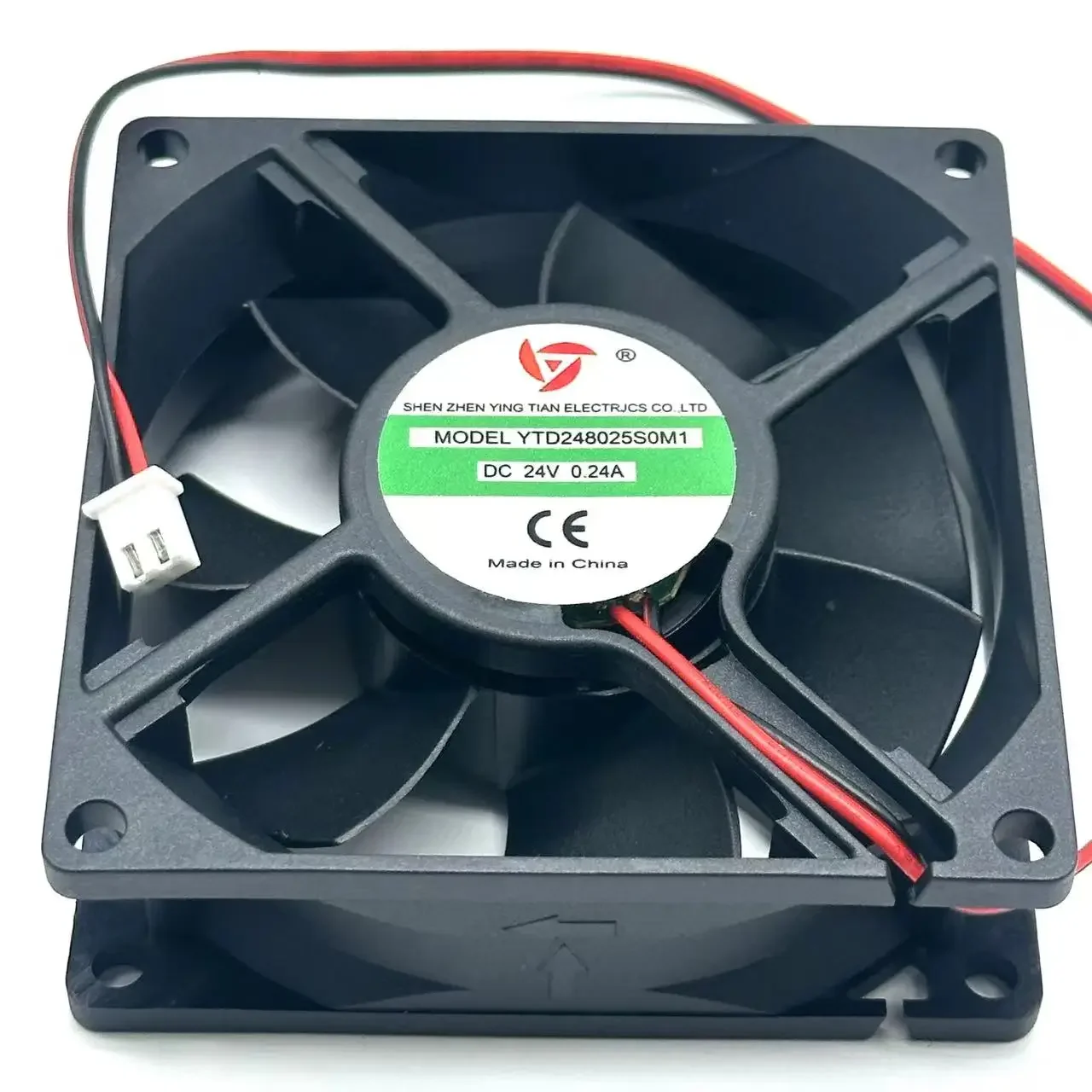 

YTD248025S0M1 DC 24V 0.24A 80x80x25mm 2-Wire Server Cooling Fan