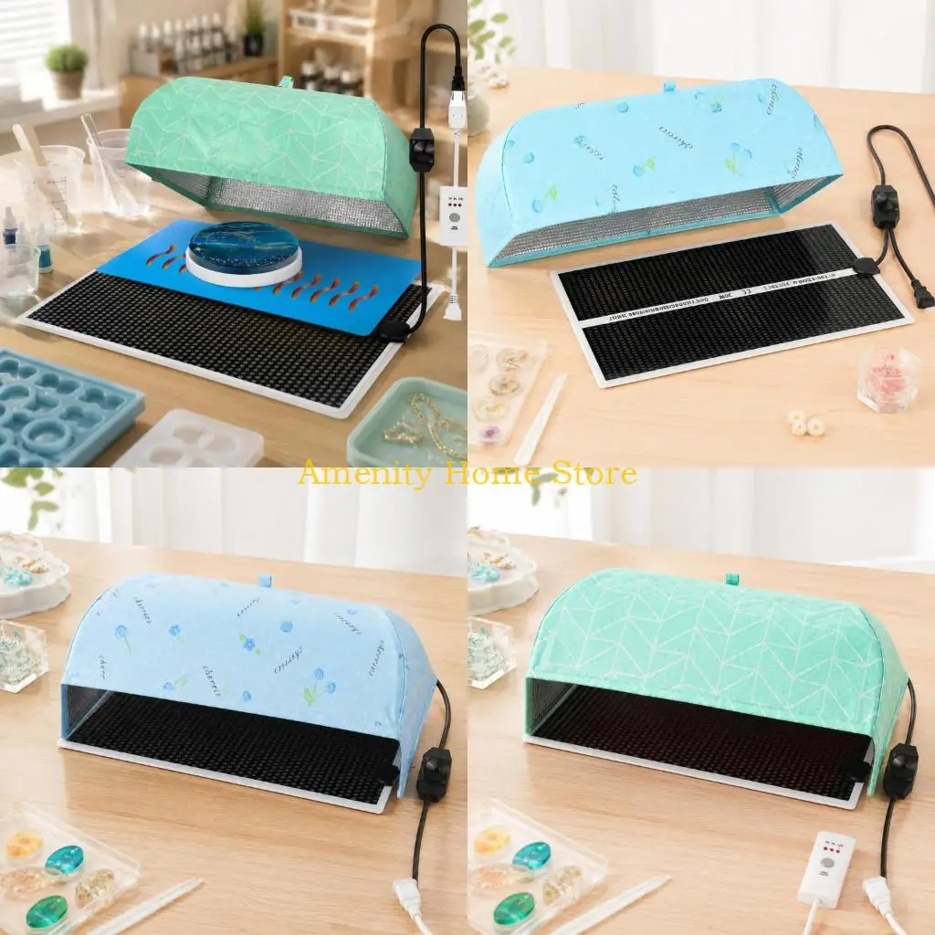 f26c-timed-epoxy-heater-mat-resin-curing-pad-set-with-heating-mat-and-cover-timer