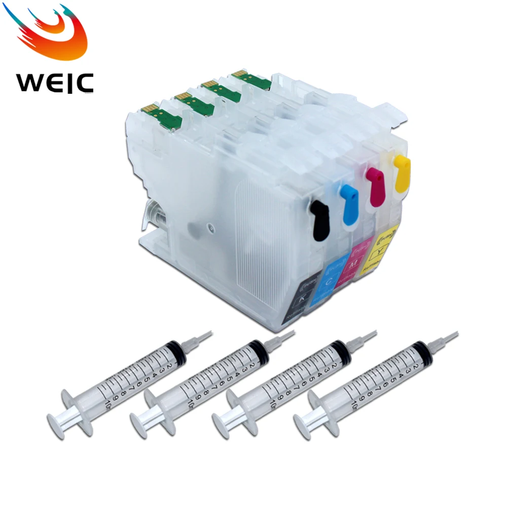 4 Cái/bộ LC3019 Mực Đổ Mực Cho Anh Trai MFC-J5330DW MFC-J6530DW MFC-J6730DW MFC-J6930DW J5330 J6530 J6730 J6930 Máy In