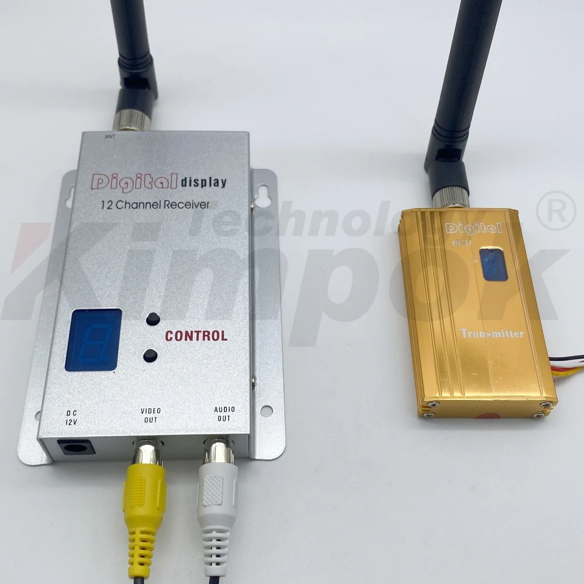 1,2 ГГц 1,5 Вт Дрон FPV VTX VRX Приемник видеопередатчика 1,2G 5 км AV-передача Запчасти для БПЛА 8 каналов DIY Компонент 1500 МВт