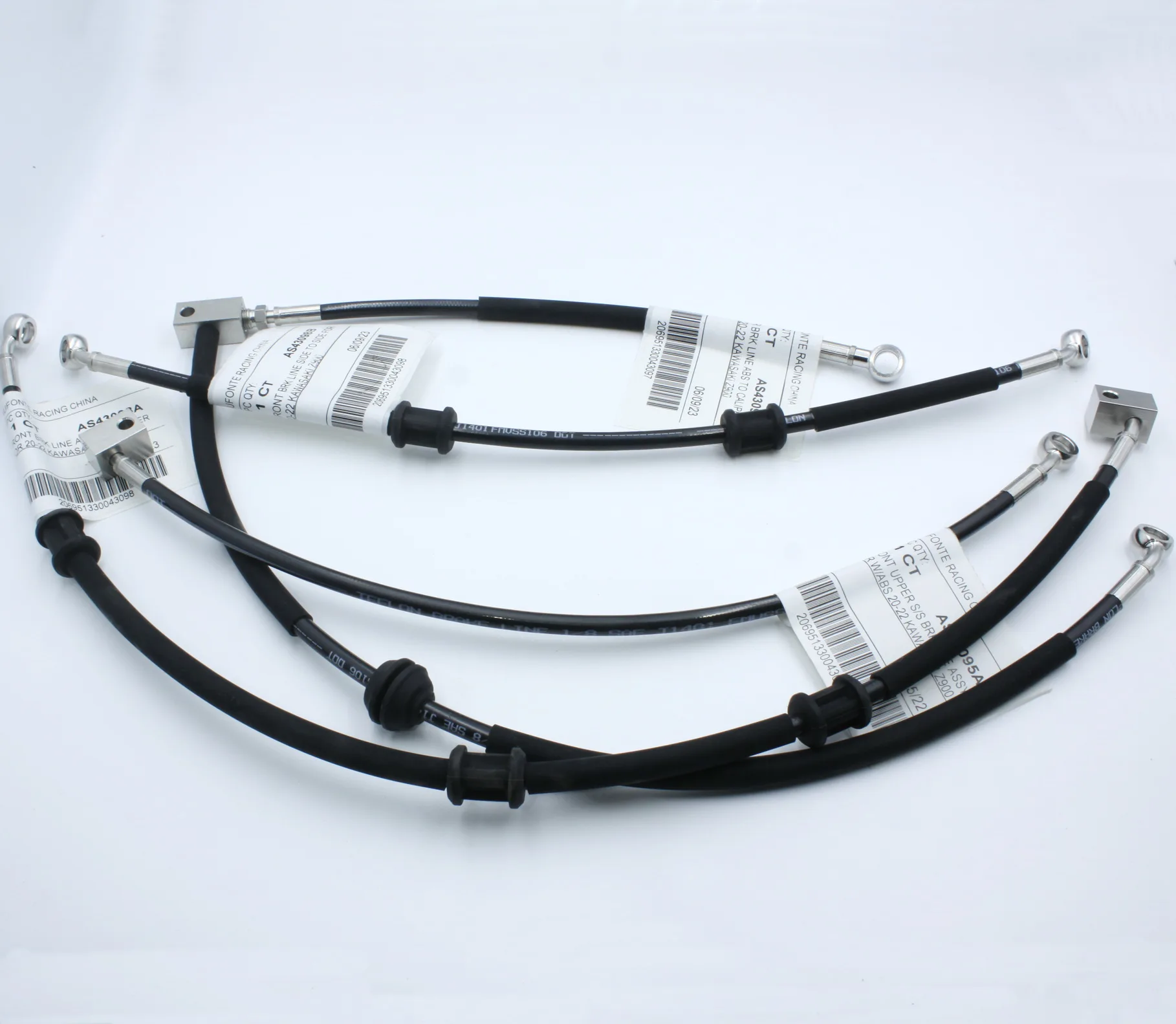 

Front and Rear Stainless Braided Brake Line For 2020-2022 Kawasaki Z900