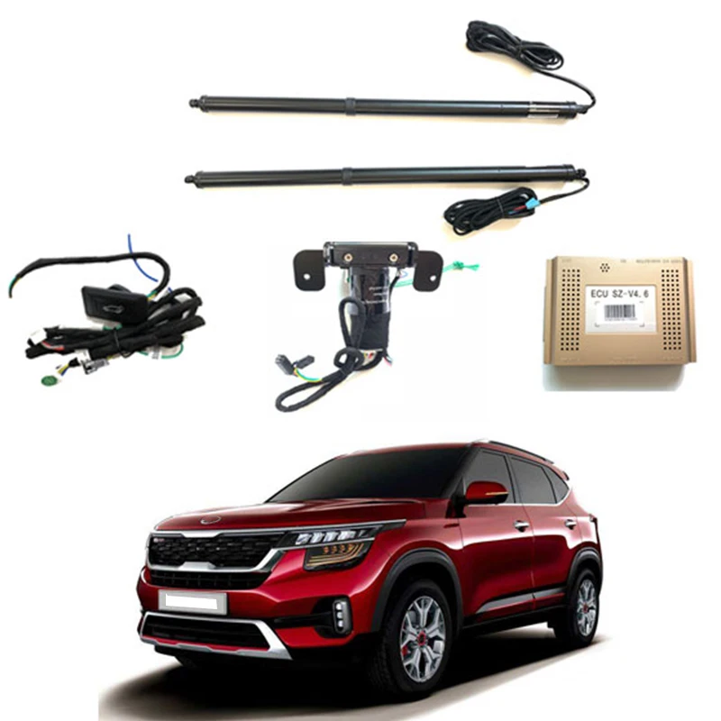 

Подходит для Kia Seltos ретро-фитинг el Carniva!ar Аксессуары не излектЭлектрическая задняя дверь Модифицированный Carrun KSupport Rod lailDoor