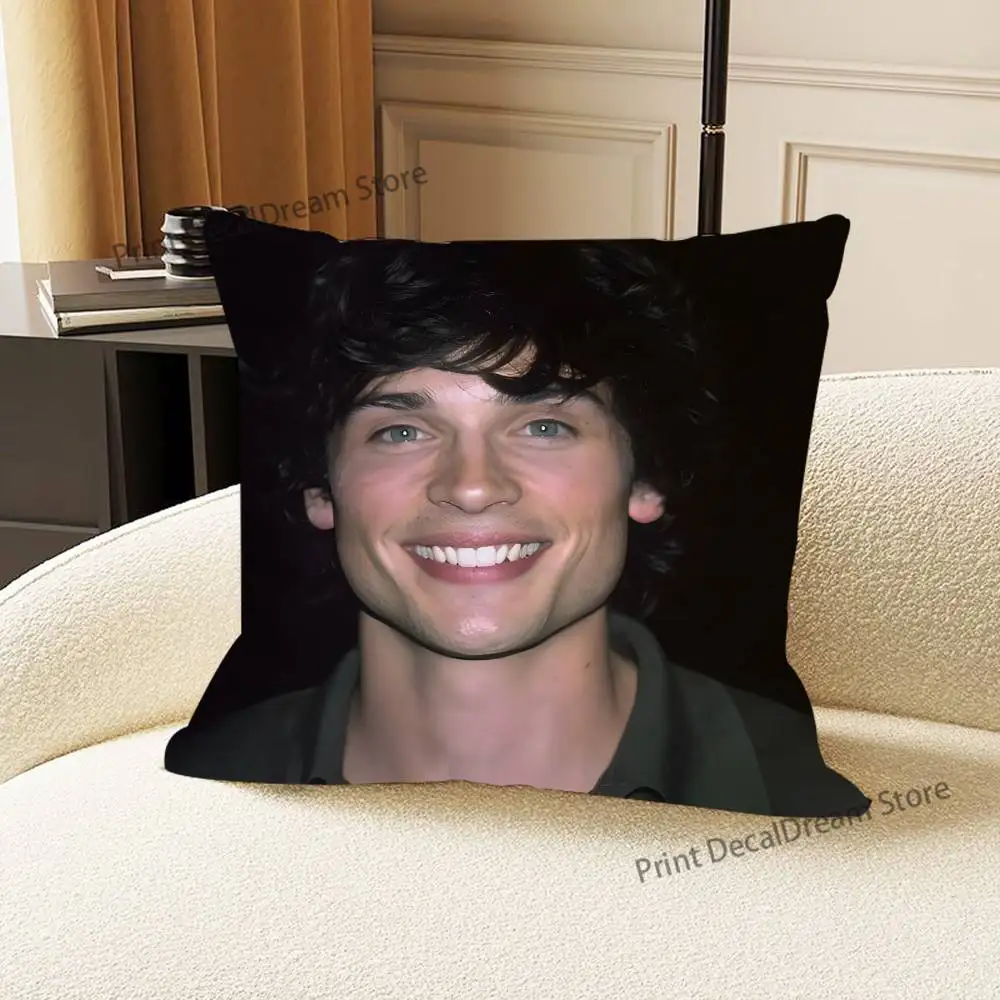 T-Tom Welling Kissen für Schlafzimmer, Auto, Café, Zimmer und Wohnzimmer, Sofa, dekorativer Kissenbezug – Detail 11