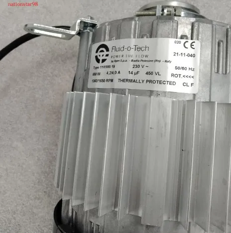 

FLUID-O-TECH, TYPE 110380.19, C0115.05RPM motor, 550W, C0137.18