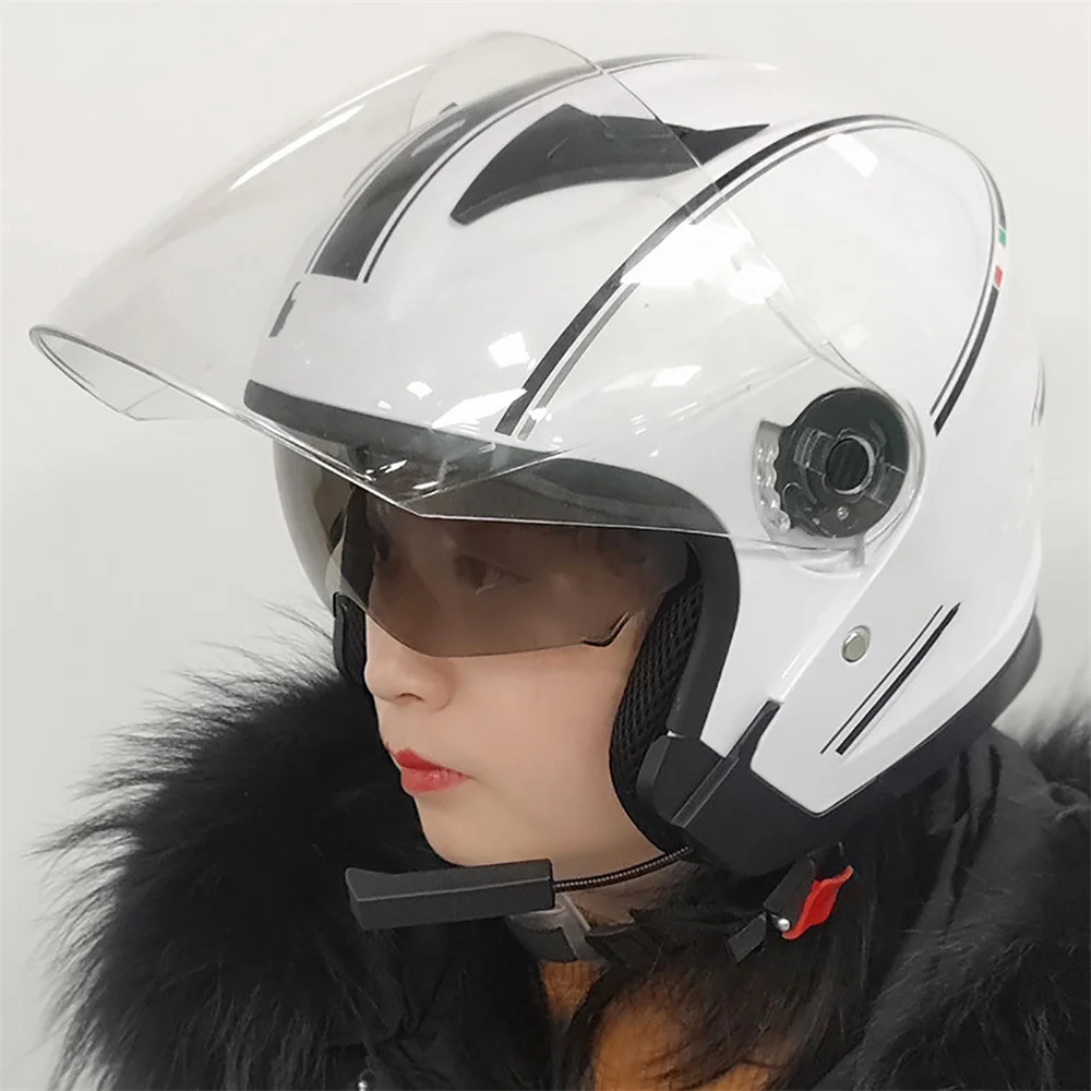 Helm Motor, Headset Bluetooth nirkabel Anti gangguan, helm sepeda Motor, Headphone berkendara, nirkabel, Headset helm Handsfree