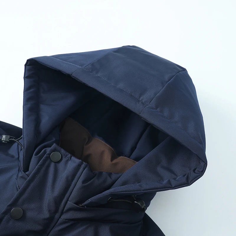 Parka de inverno masculino quente grosso puffer jaqueta casaco de algodão para baixo isolado outerwear roupas esportivas ropa hombre abrigo