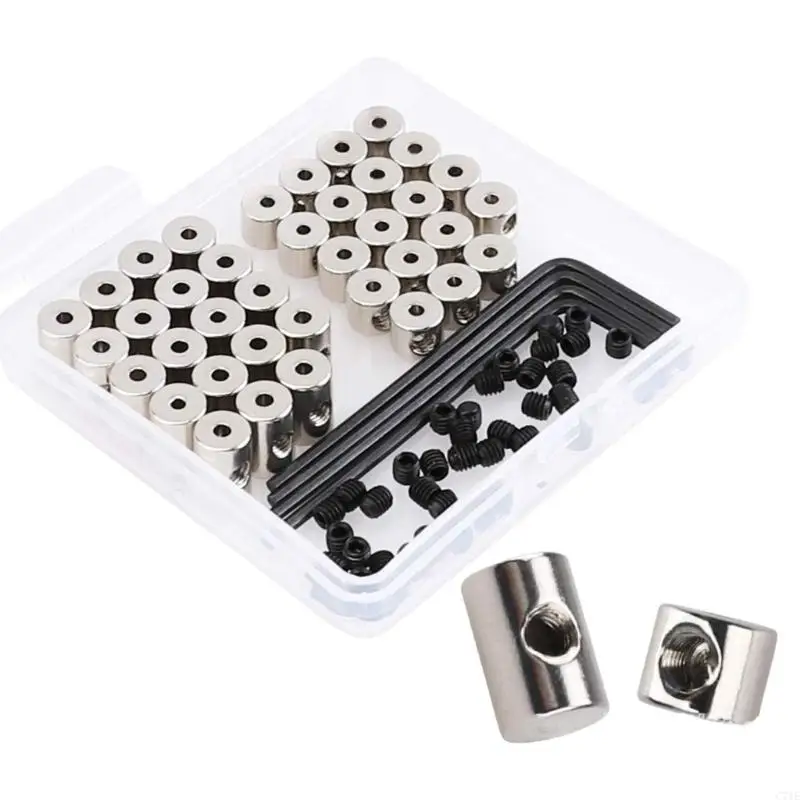  40 Pieces Copper Pin Backs Easy To Use Locking Clasp with Wrench for Brooch