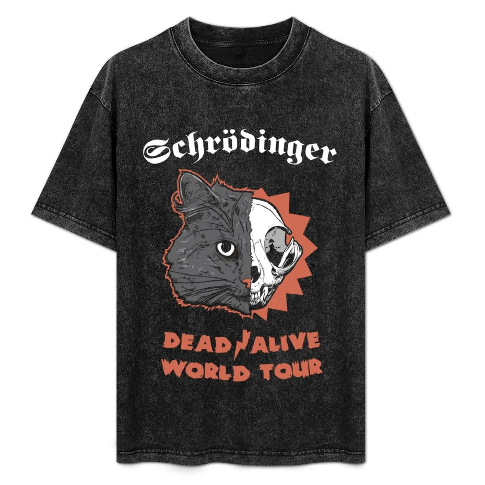 

Schrdinger - DEAD/ALIVE World Tour T-Shirt summer top shirts graphic tee Short sleeve tee t shirts for men