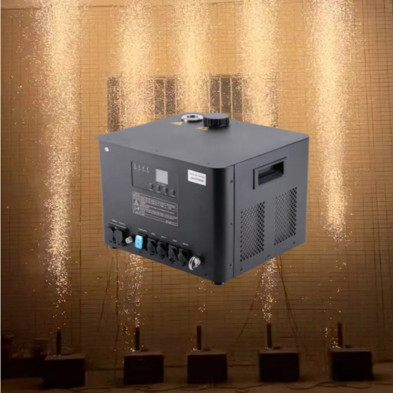

10 Meters Spark Pyro Fireworks Upshot Vertical Jet Spark Machine for Show Stage Wedding 10M Rapid Shoot Spark Machine