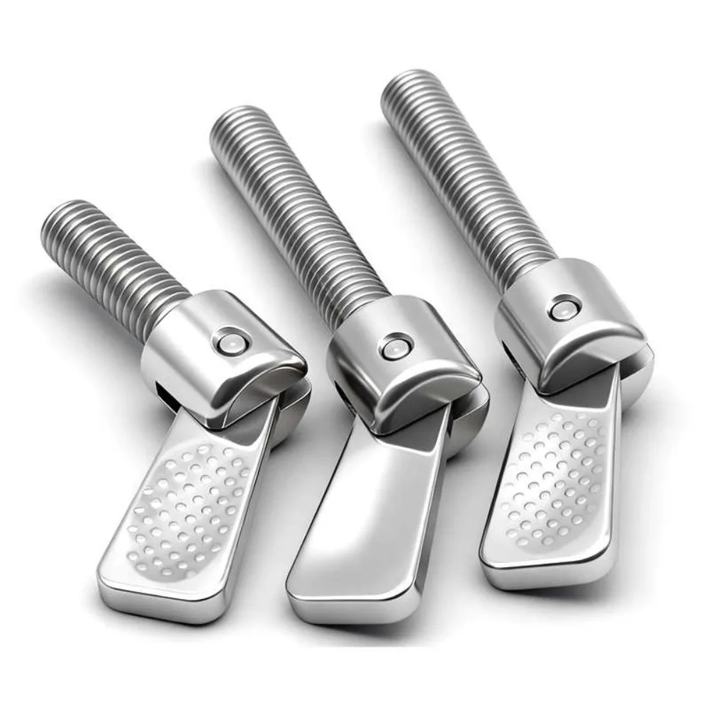 Premium L‑Thumb Screw Stainless Steel 1/4‑20 M4 M5 M6 M8 M10 Tool‑Free Revolving Arm for Machine Guard Electronic Enclosure