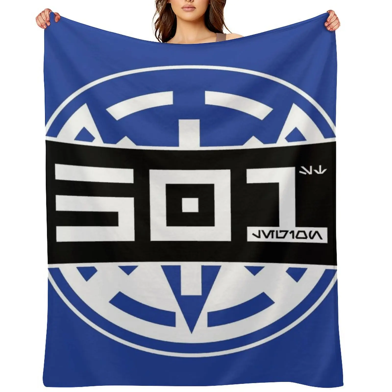 

501st Legion Logo Throw Blanket Hairy Plush Single For Baby Blankets