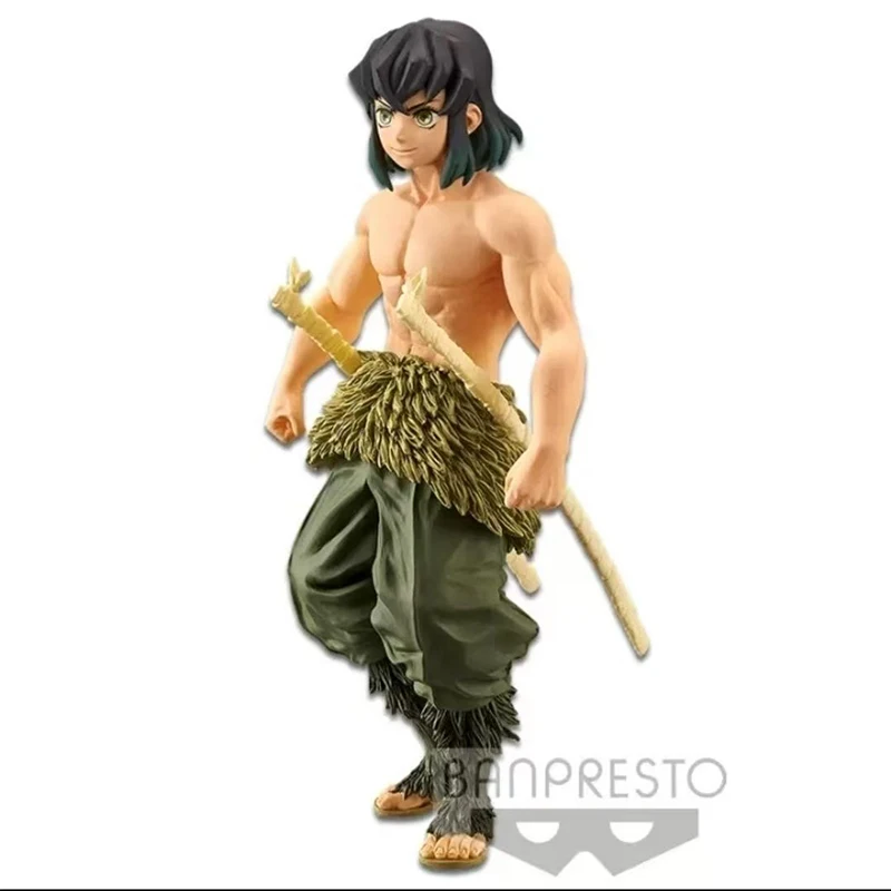 متوفر في المخزون بانداي الأصلي بانبريستو شيطان القاتل 9 Hashibira Inosuke عمل الشكل حلية تحصيل لعبة هدية للأطفال