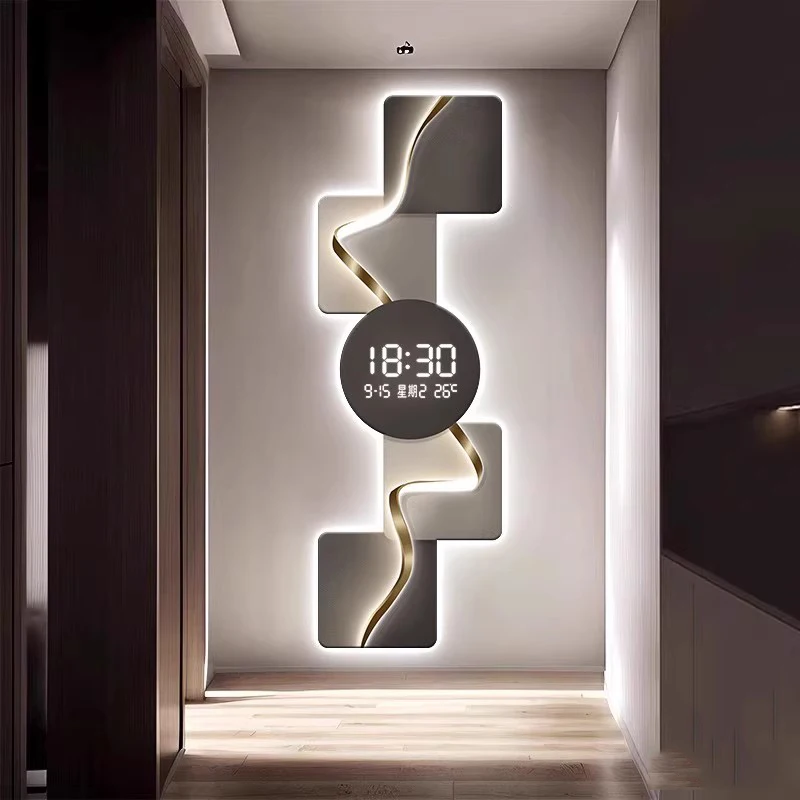 

Xenomorph Digital Wall Clocks Living Room Luxury Modern Bedrooms Creative Wall Watch Fashion Reloj De Pared Ornaments Home Decor