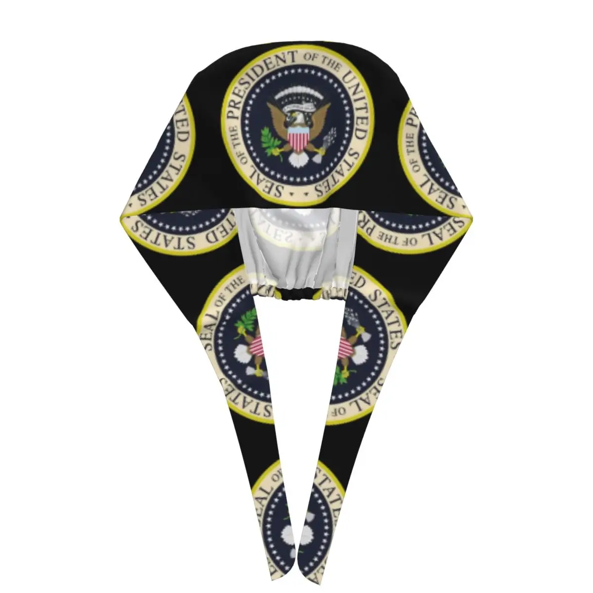 Czapka chirurgiczna z godłem prezydenta Stanów Zjednoczonych, regulowana, dla mężczyzn i kobiet, do pracy medycznej, dla dentystów.