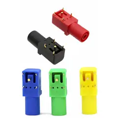 2pcs Right Angle Safety 4mm PCB Socket Banana Plug Jack Socket BS7350