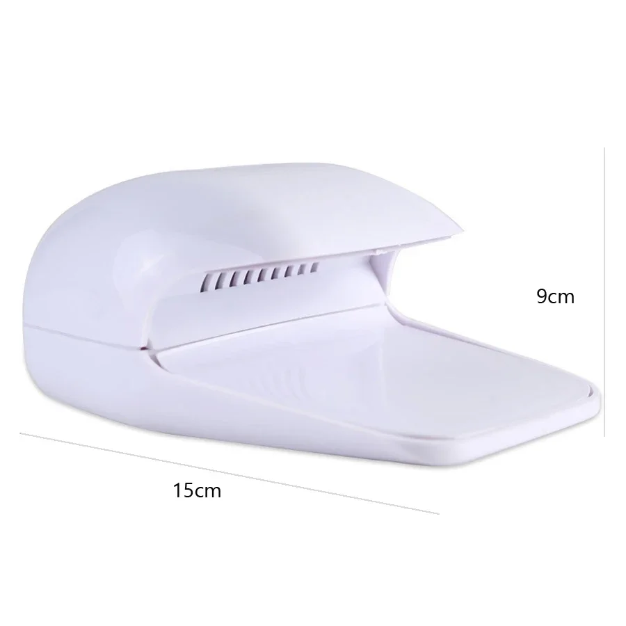 サロンや家庭用のミニポータブルネイルポリッシュドライヤーファン、ネイルアートチップ乾燥ブロークーラー