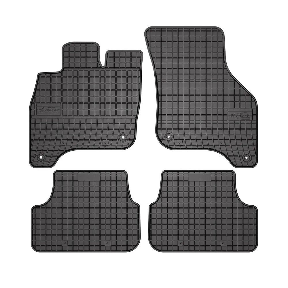 

Floor Mats Liner for VW e-Golf 2015-2019 Black Rubber All-Weather 4 Pcs United States