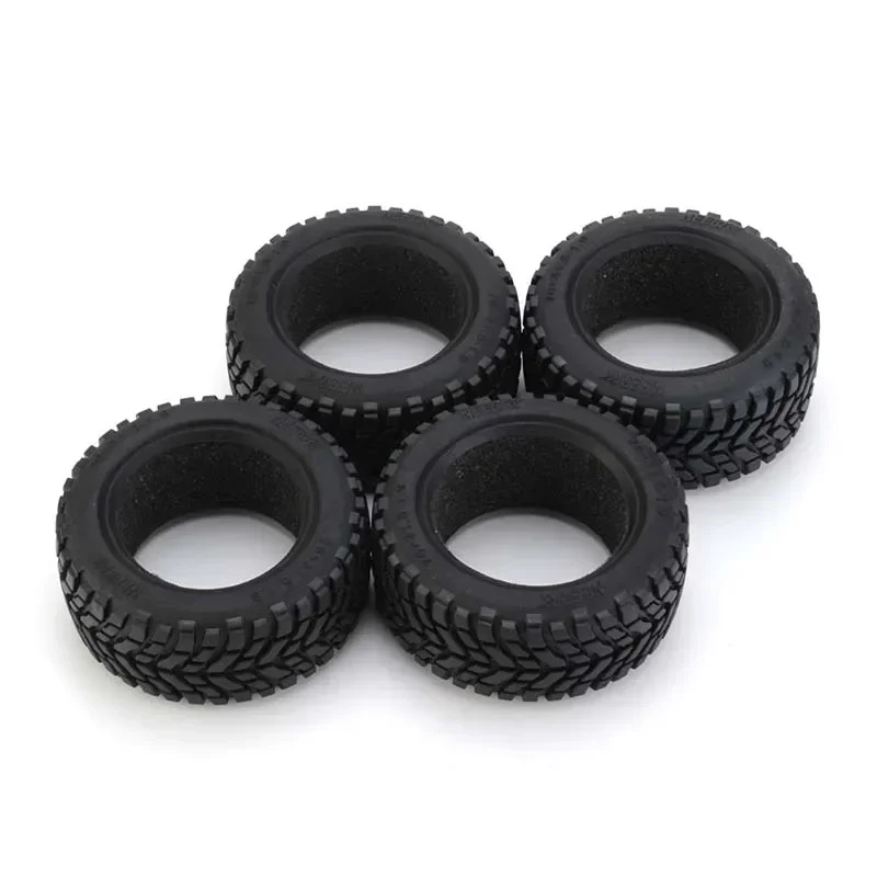 

4PCS 75mm Rubber Tyre Tire 1.9in Wheel Rim Hub 12mm Hex for 1/10 1/14 Car Drift Traxxas TRX-4 HPI Tamiya Kyosho Wltoys 144001