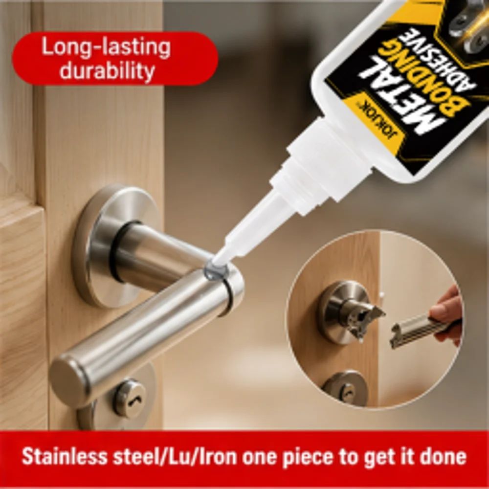 Heavy Duty Instant Super Glue: 20ml High-Strength Cyanoacrylate Adhesive, Clear, Heat Resistant, Professional Repair for Metal,
