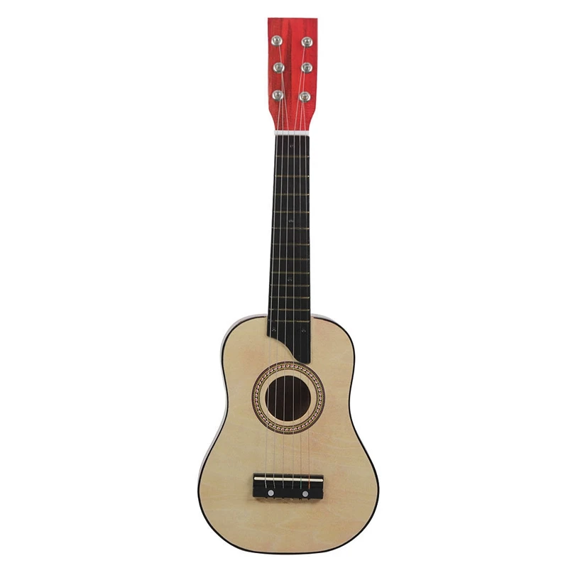 25 Inch Basswood Acoustic Guitar 6 Strings Small Mini Guitar with Guitar Pick Strings for Children Kids Gift Beginner-A09G