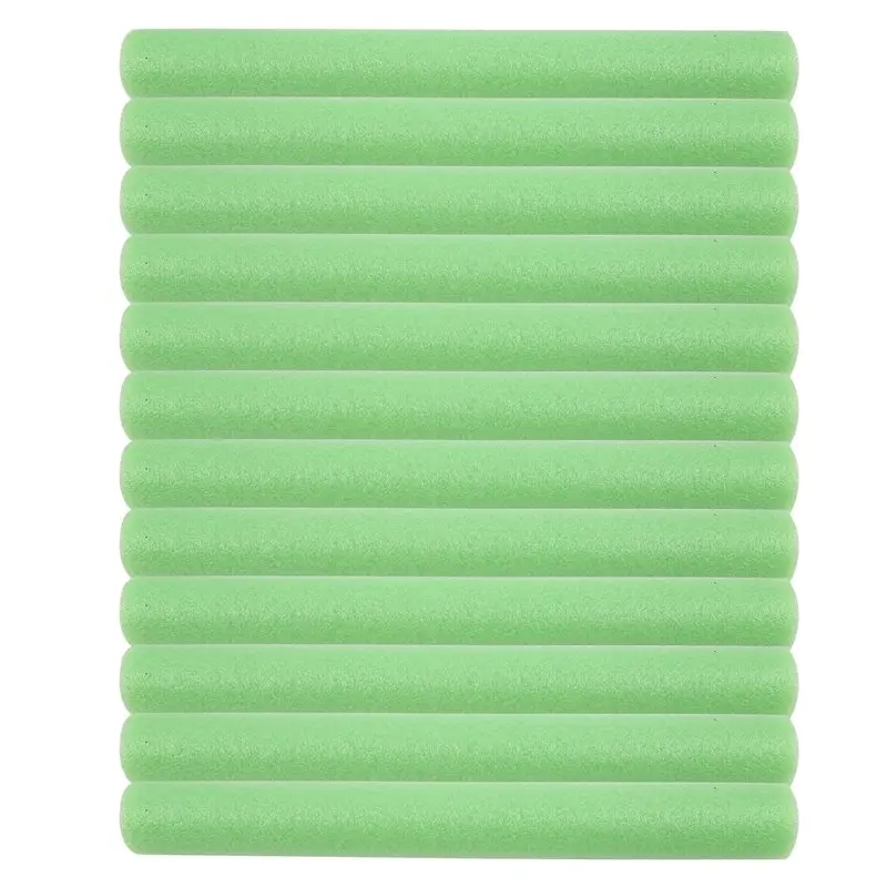 A07T-12 Piece Trampoline Pole Foam Sleeves, Trampoline Pole Sleeves Sponge Trampoline Protective Sleeves Foam Tubing Green