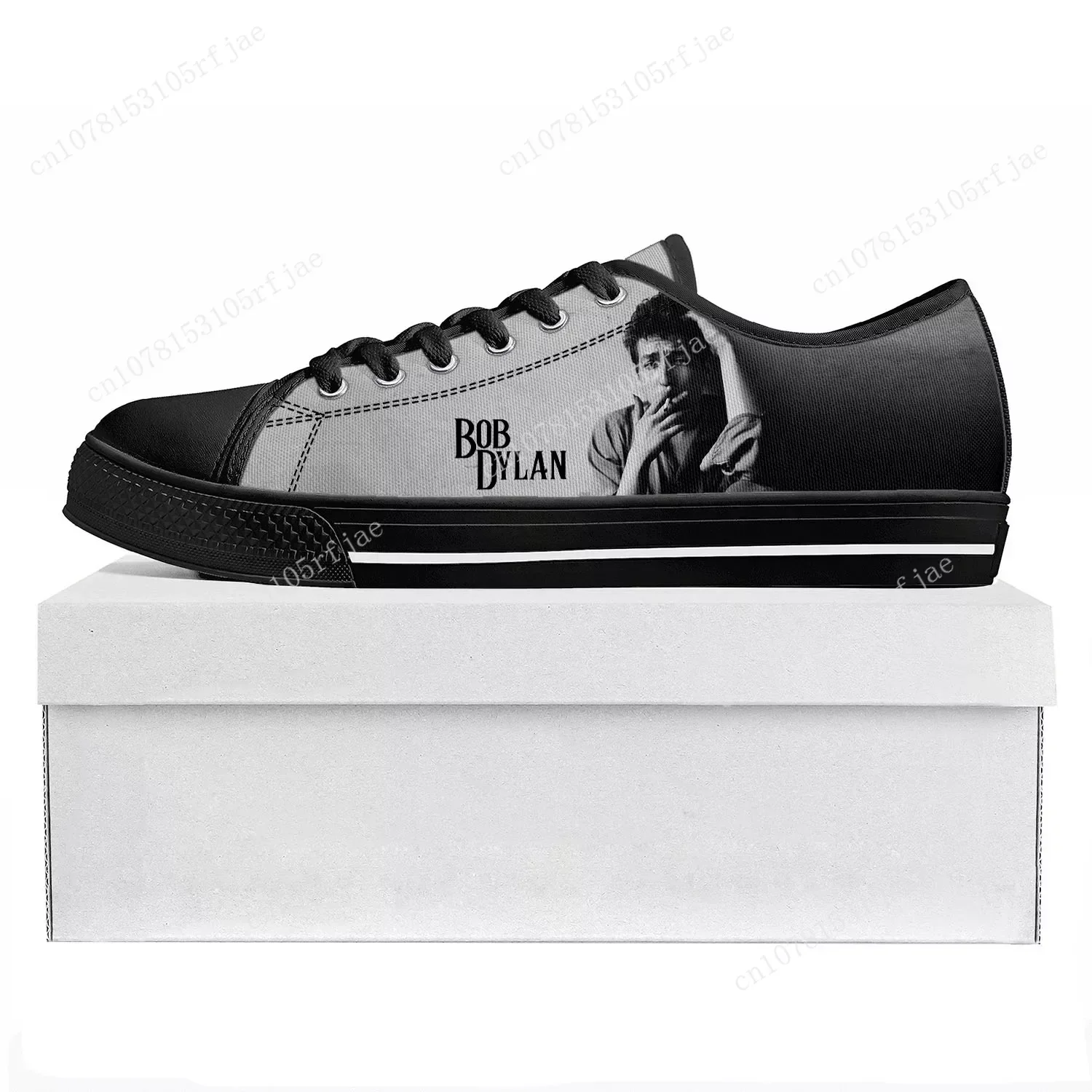 Bob Dylan Art Ballad Songwriter Low Top Sports Shoes Mens Womens Teenager High Quality Canvas Couple Shoes Custom Sneaker Shoe