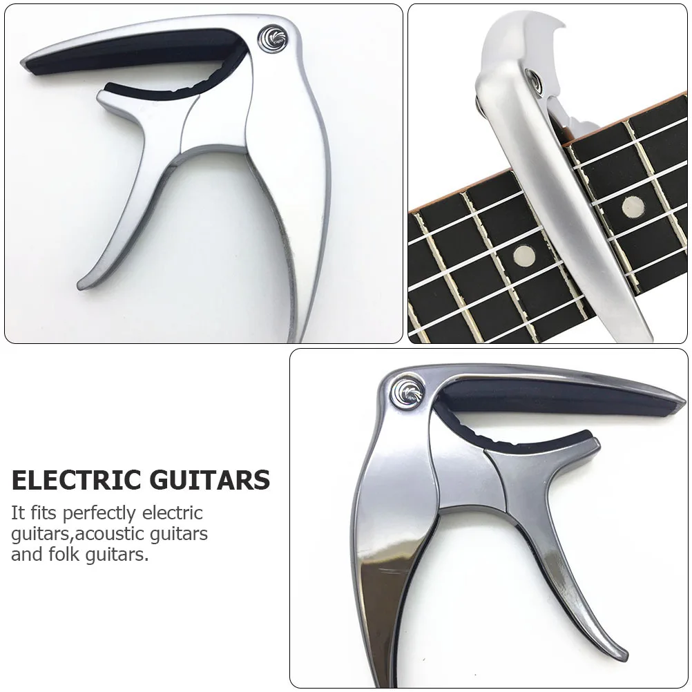 

Guitar Capo Capos for Acoustic Tuner Clip on Tuners Clamp Ukulele Support Clip-on