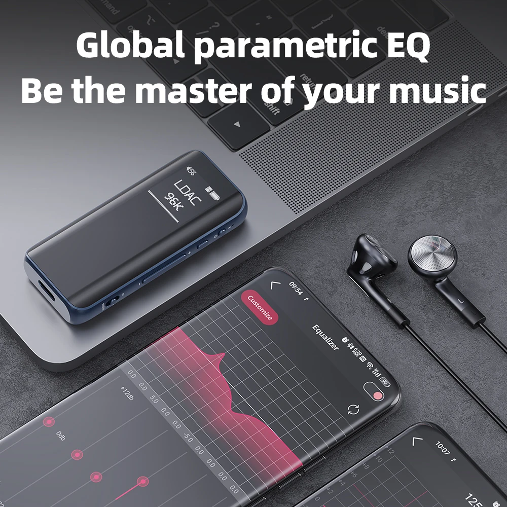 FiiO-BTR15 مضخم صوت بلوتوث 5.1 ، أمبير داك ، DSD256 جهاز استقبال ، LDAC ، APTX التكيف ، MAQ متوازن ، 3.5 مللي متر ، 4.4 مللي متر خارج