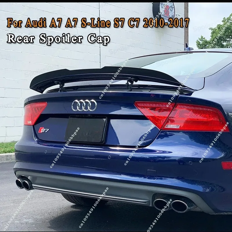 

Для Audi A7 A7 S-Line S7 C7 2010-2017 (не для RS7) Автомобильный задний багажник, багажник, спойлер на крышу, задний багажник, спойлер на крыло, накладки на крыло
