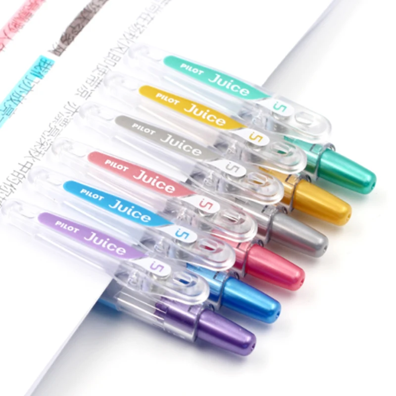 Imagem -04 - Suco Gel Pen Conjunto para Estudantes Papelaria Smooth Quick Dry Material Escolar de Escritório Japão Lju10ef Desenho 0.5 mm 0.38 mm