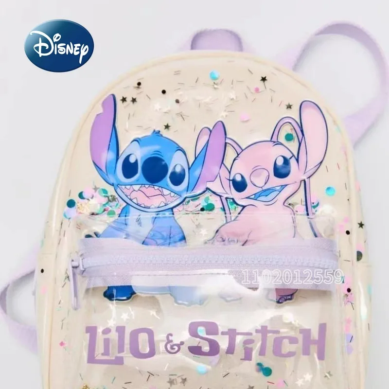 Disney Stitch\'s New Children\'s Backpack Cartoon Cute Children\'s Backpack High-quality and Fashionable Boys and Girls\' Backpack