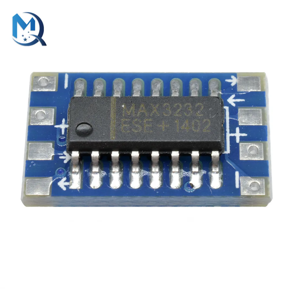10PCS/Lot Serial Port Mini RS232 to TTL Converter Adapter Module Board MAX3232 115200bps DC 3-5V for Arduino