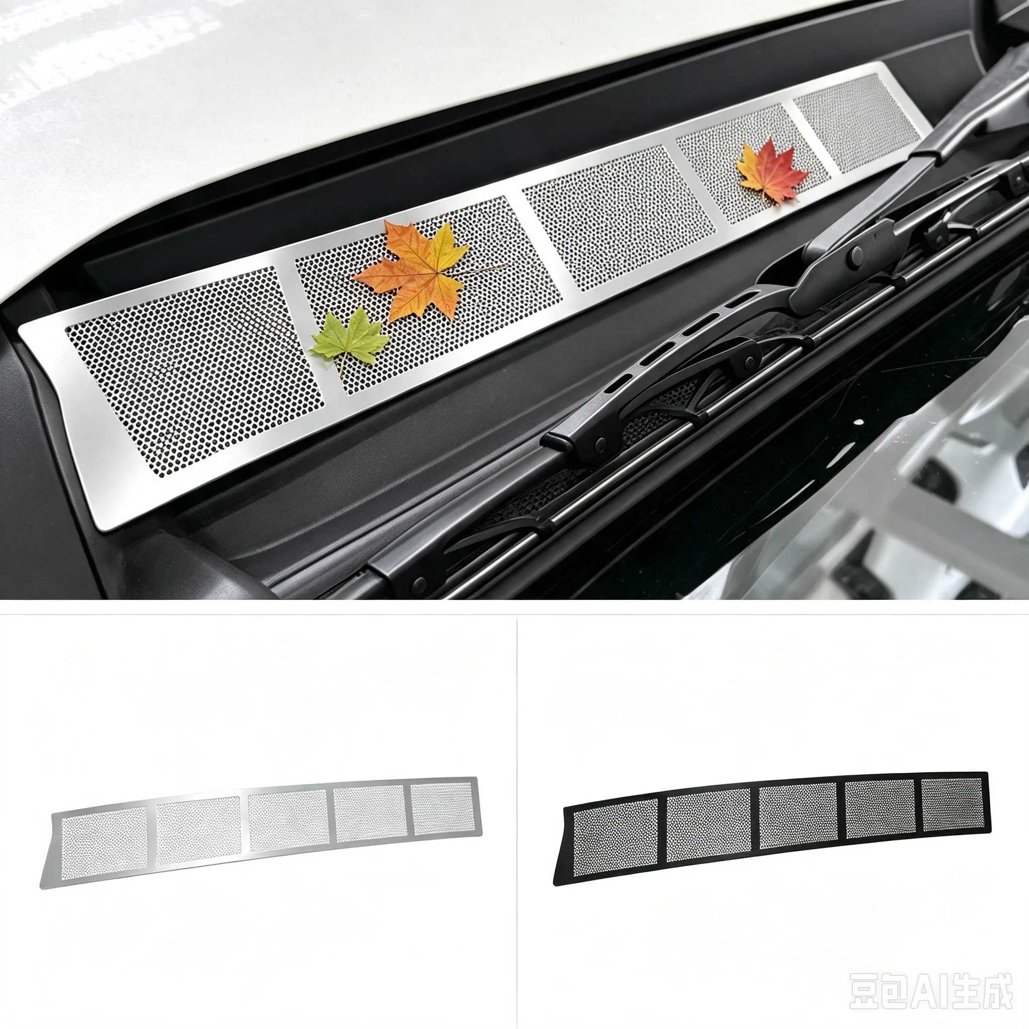 Front Hood Dust Cover Anti-blocking Cabin Air Conditioning Intake Protection For Toyota Land Cruiser FJ 2026 Accessories