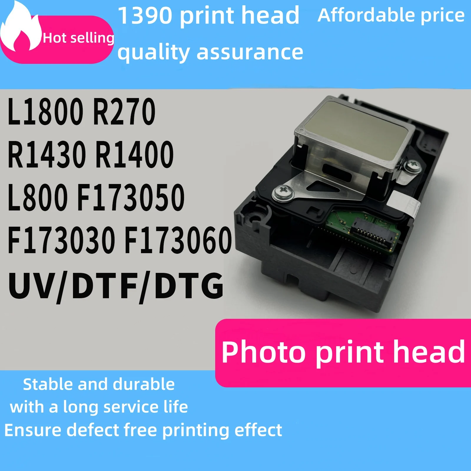 F173050 F173060 F173070 Photo Print Head forRX580 1390 1400 1410 1430 L1800 1500W R260 R270 R330 R360 Printer