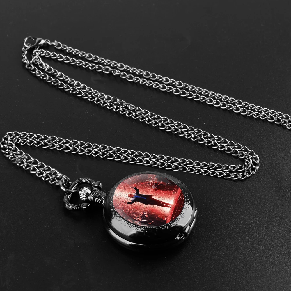 TRUMP 2024 We Won Pocket Watch - Quartz Movement, Round Dial, Unique Bronze Necklace Souvenir Gift