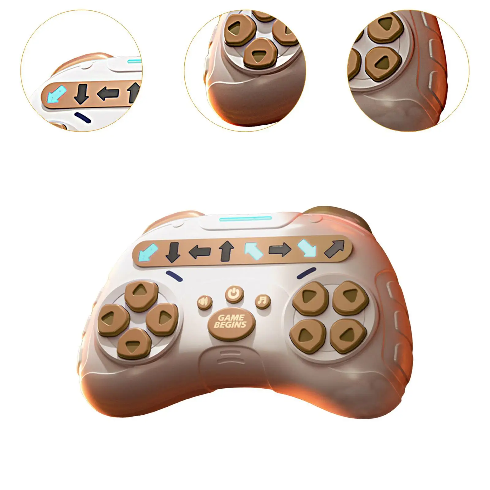 Ritme Game Machine Educatief Hersentraining Speelgoed Handheld Fidget Spel voor volwassenen Tieners Kinderen Jongens Meisjes Valentijnsdag Cadeau