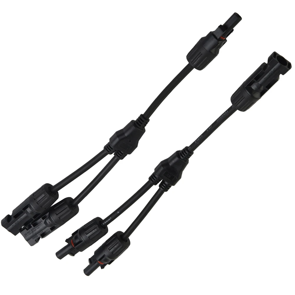 Solar Panel Y Branch PV Male Connector Female Adapter Cable Connector Safe and reliable operation in all weather conditions