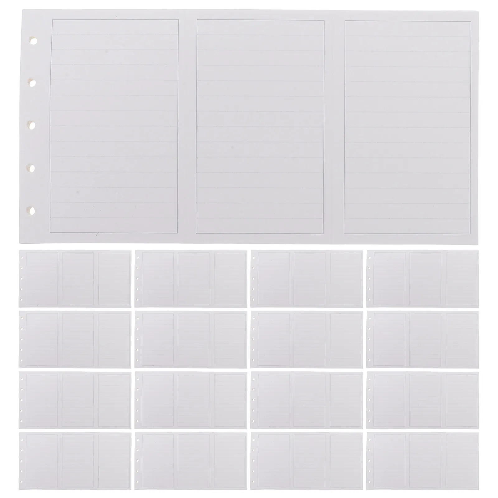 20-folhas-de-papel-de-recarga-tamanho-m5-tripartidas-com-5-furos-paginas-pautadas-recarregaveis-para-fichario-de-5-argolas-diario-e-caderno