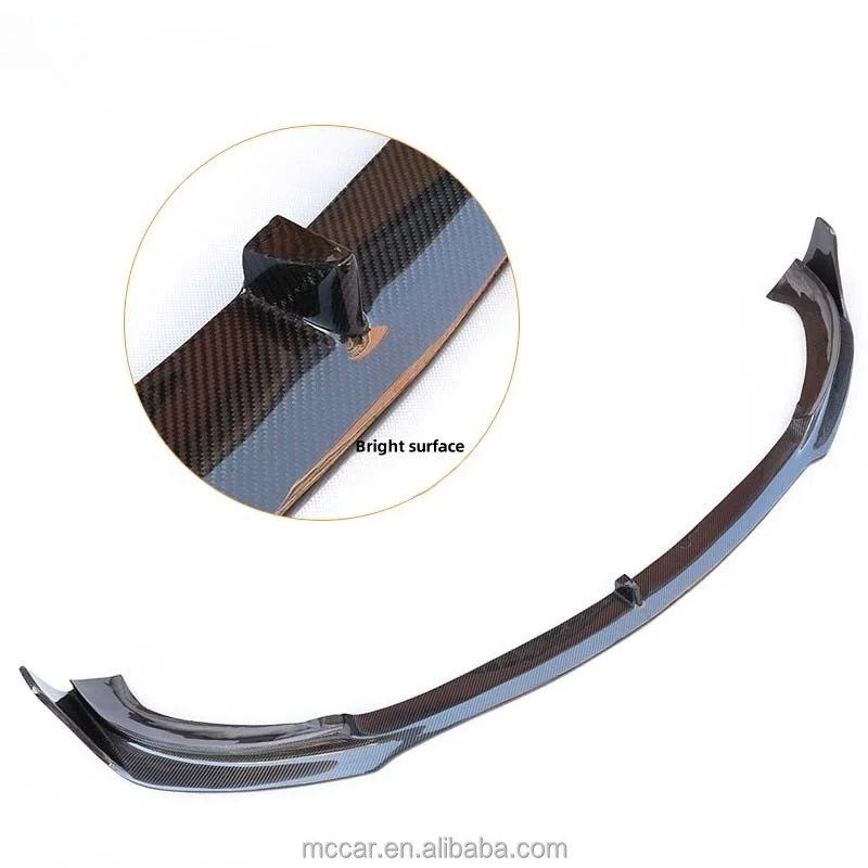 

Высококачественный передний бампер из углеродного волокна, передняя губа, сепаратор автомобильного бампера, подходит для Tesla MODEL 3/Y