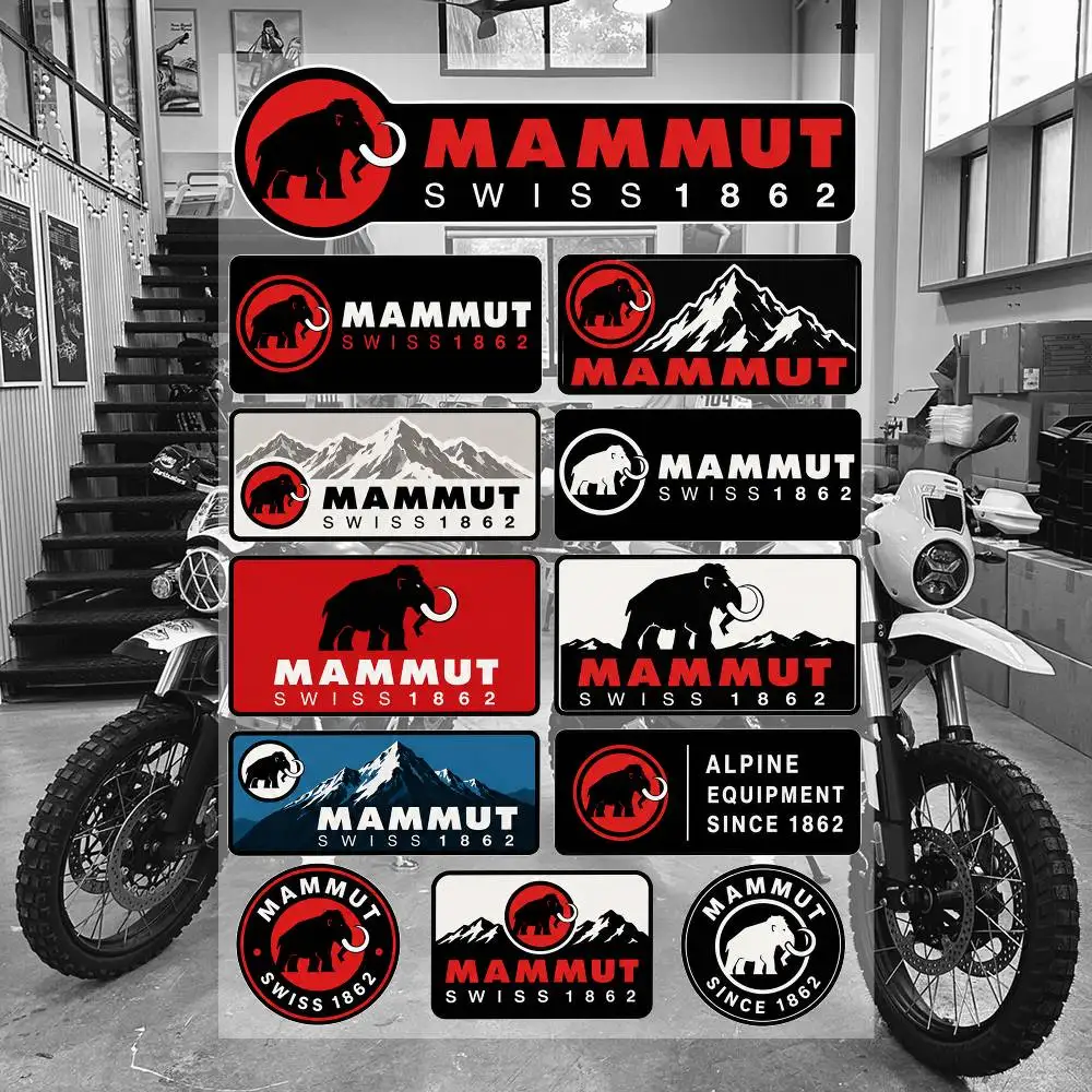 M-a-M-M-ut Ästhetische Graffiti Wasserfeste PVC-Aufkleber für Auto Motorrad Skateboard Helm Notizbuch
