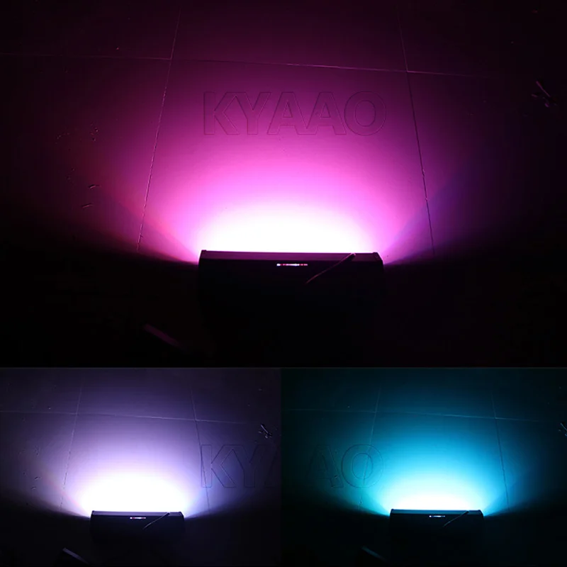 LED 200W Strobe Disco Light Music Stroboscope DJ RGB Flash Light for Wedding Party DMX 512 Control System