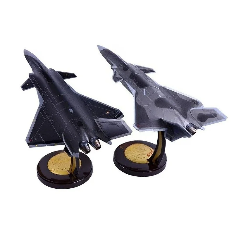 Fighter model, aluminum box alloy simulation aircraft model, souvenir ornament
