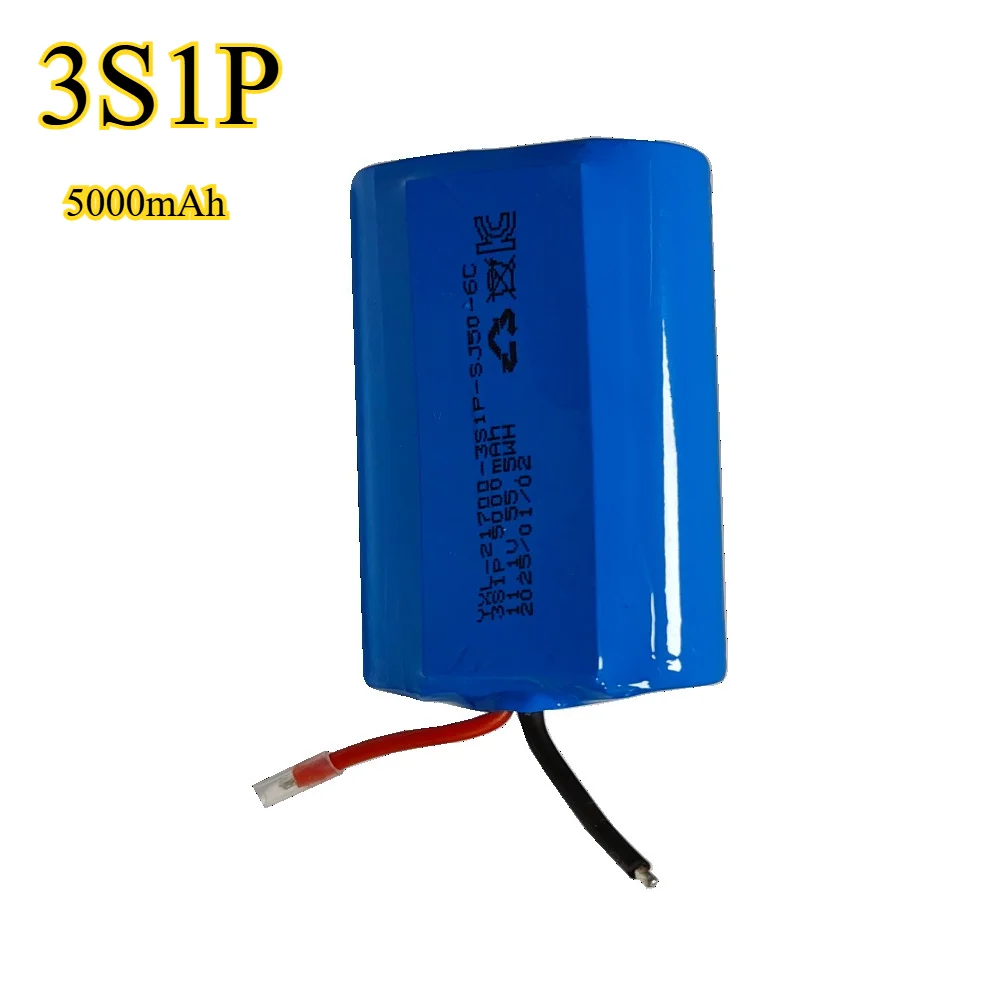 

Литиевый аккумулятор емкостью 5000 мАч 3S1P, подходящий для аккумуляторов электроинструментов, таких как пылесосы и фены