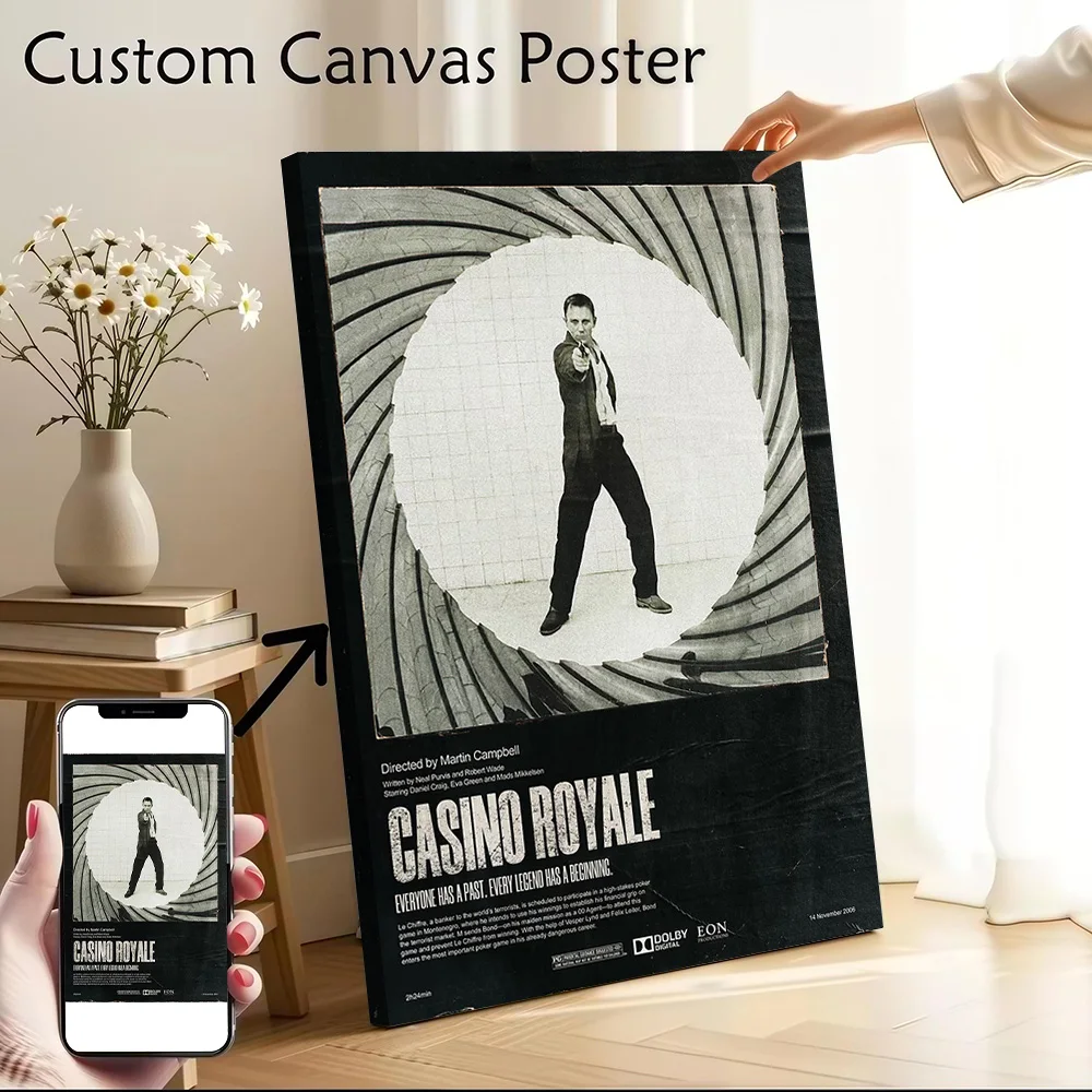 James Movie Poster Canvas Wall Art Custom Photo Print Modern Painting for Fans Decor Living Room Decorations Gamer Decoration
