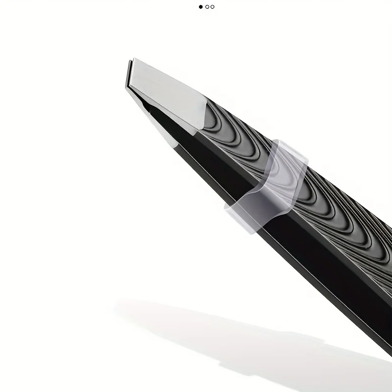 Stainless Steel Eyebrow Tweezers with Sharp Tips & Non-Slip Grip Professional Slant Tip Design for Precise Eyebrow Beard